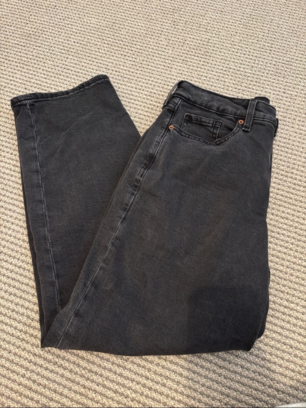 Old Navy Straight Black Jeans